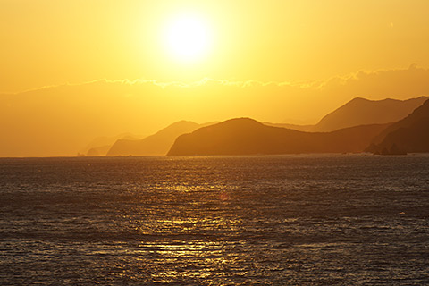 日本の夕日百選認定地